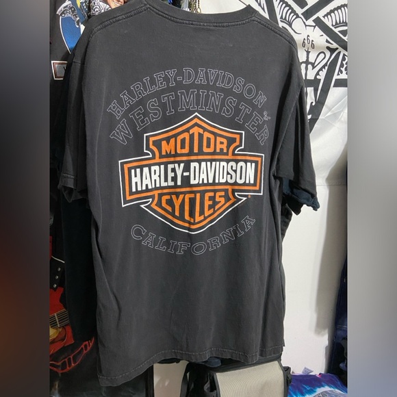 Vintage y2k Harley Davidson of California biker tee shirt - Picture 2 of 6